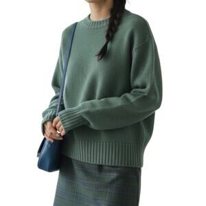 Vintage 90s Shetland Wool Sweater Sz M Academia Cottagecore